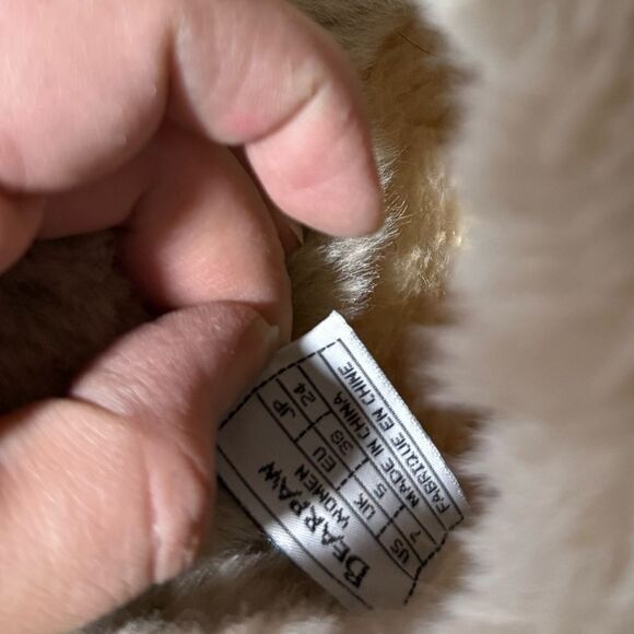 BearPaw Snowboots Sweater Cream Color Women's Size 7 - Picture 9 of 9